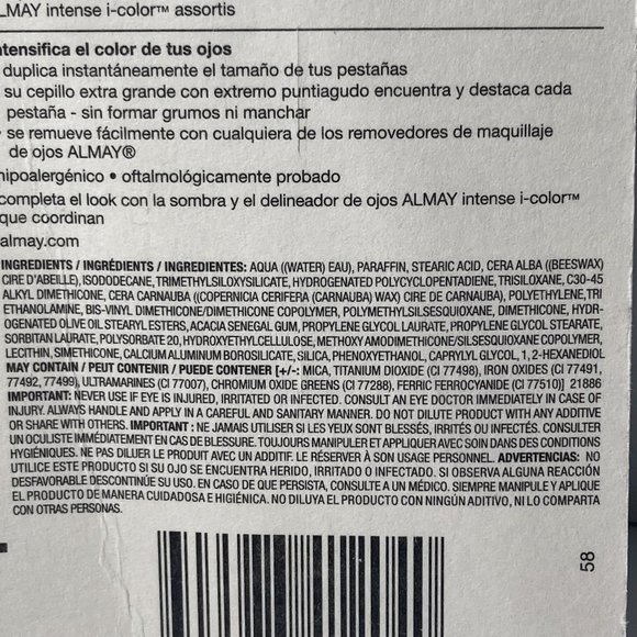 Almay Chocolate Quartz Mascara 1 Stick DISCONTUED for Green Eyes 034 - Picture 12 of 14